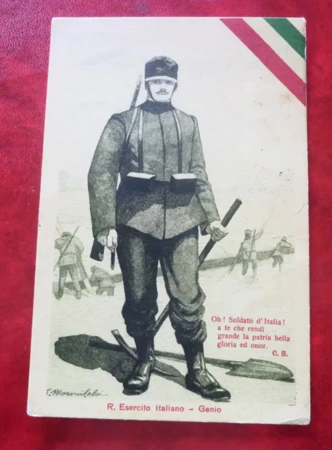 Italia 1916 Cartolina Militare viaggiata Regio Esercito - Genio ( Moromilelsi)