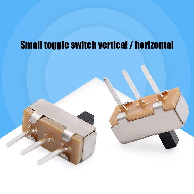 Pannello PCB 2 posizioni 3 pin SS12D00G4 1P2T interruttore a scorrimento verticale interruttore di commutazione