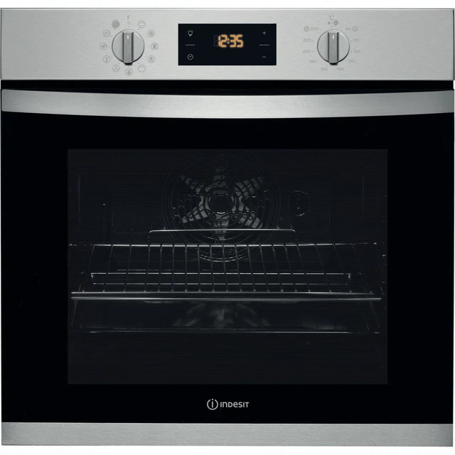 Indesit IFW3844HIX Four Encastrable Fonction Pizza Aéré Autonettoyant Inox