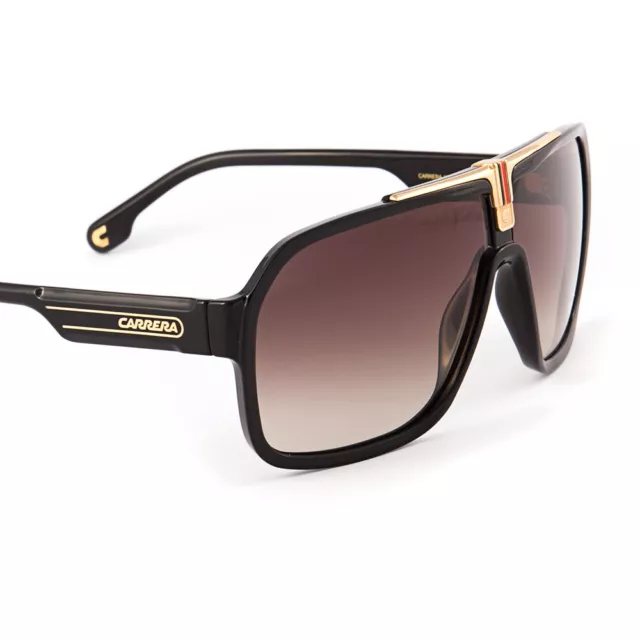 Carrera Sunglasses 1014 Gloss Black Gold Brown Gradient (1014-807) 3
