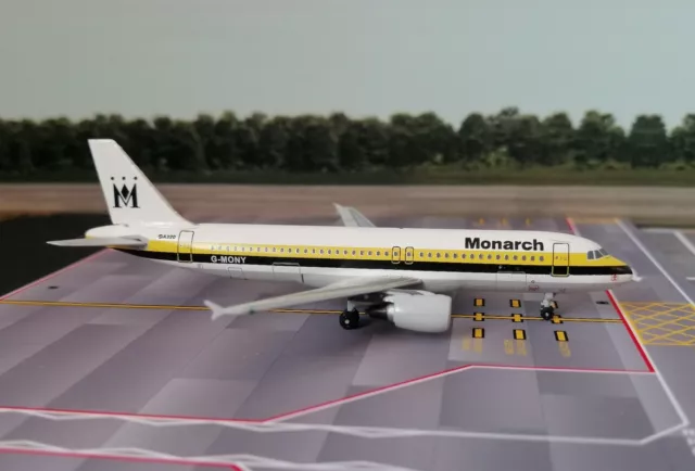 Monarch Airbus A320-200 G-MONY 1/400 by Aeroclassics. BRAND NEW, MINT CONDITION