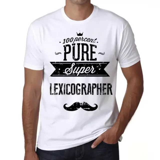 Camiseta Estampada para Hombre 100% Puro Superlexicógrafo – 100% Pure Super