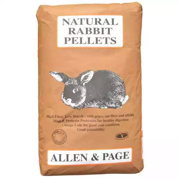 20Kg Allen & Page Natural Rabbit Pellets