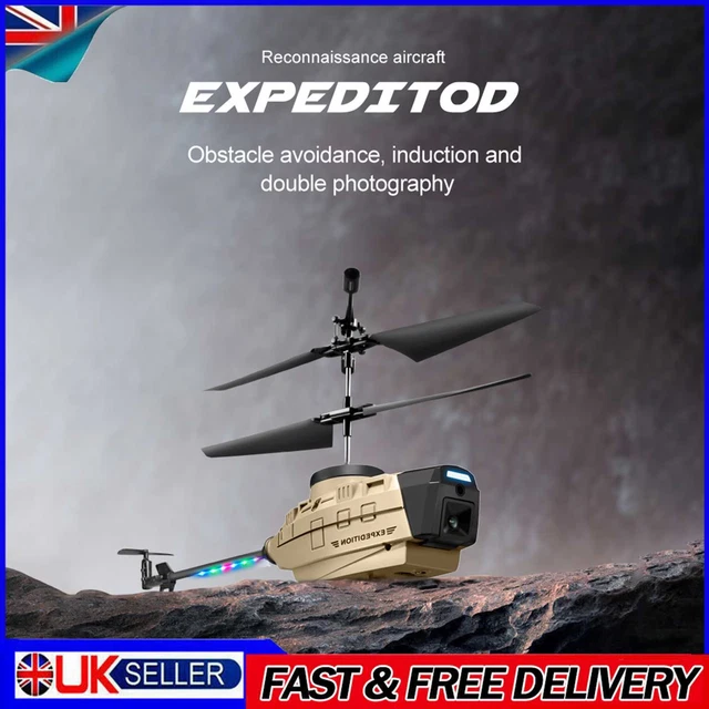 2.4GHz Remote Control Aircraft 4K HD Camera 4 Channels FPV Aircraft for Beginner