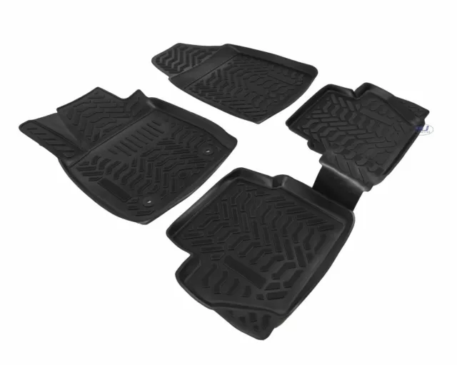 3D EXCLUSIVE TAPIS DE SOL EN CAOUTCHOUC pour  FORD PUMA  depuis 2020 4pcs