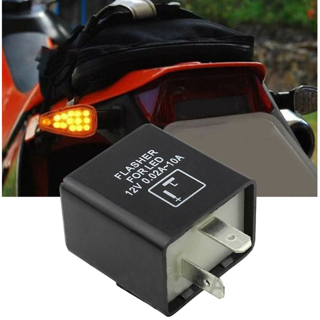 2PIN LED FLASHER Relay Fix Fits Harley Turn Signal Light Fast Hyper