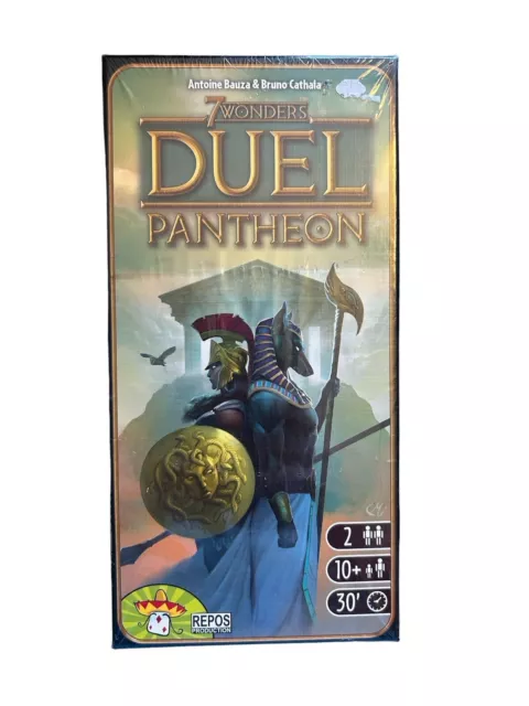 New - Repos Production 7 Wonders Duel: Pantheon Expansion - Ages 10+ | 2 players