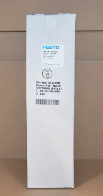 Festo LFR-1/8-D-5M-MINI Filter-Regelventil 162718 Neu/unbenutzt