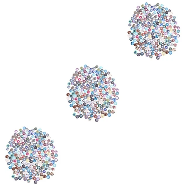 600 piezas cabujones de mosaico de cristal de 12 mm para pulseras hágalo usted mismo fabricación de joyas