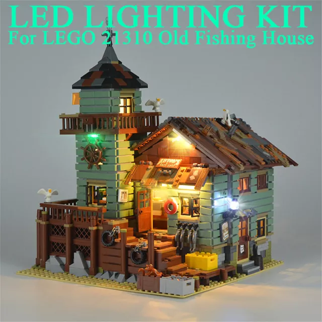 USB Lighting LED Licht Beleuchtung Kit Für LEGO 21310 Für Alter Angelladen Ideas