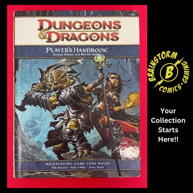 DUNGEONS & DRAGONS 4E Player's Handbook Arcane, Divine, and Martial