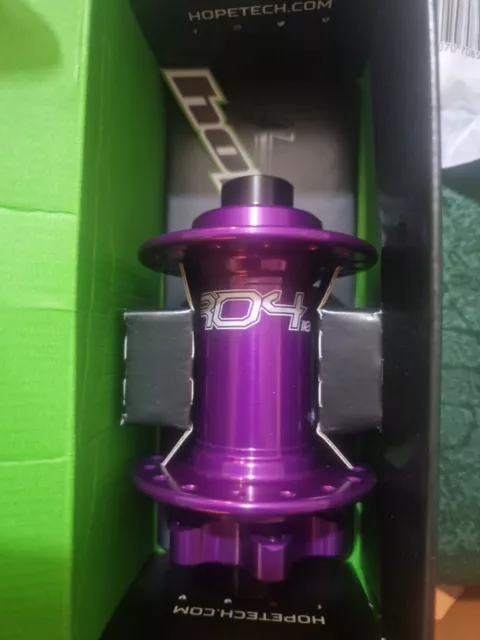 Hope Pro 4  Boost 110mm Front Hub Purple 32 Hole