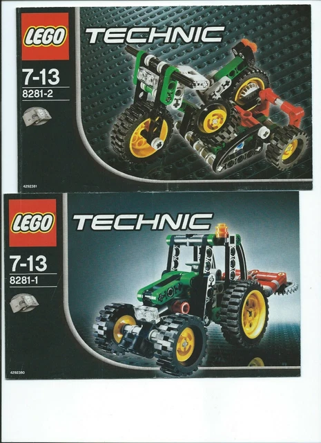 bauanleitung-lego-technic-8281-mini-traktor-ungelocht-instruction-1-2
