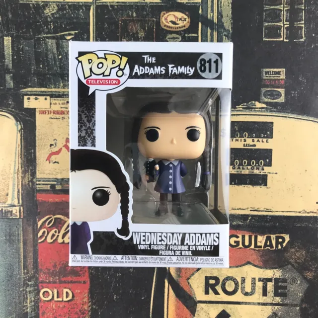 Funko Pop The Addams Family Wednesday Addams #811 Figure - With Protector MINT