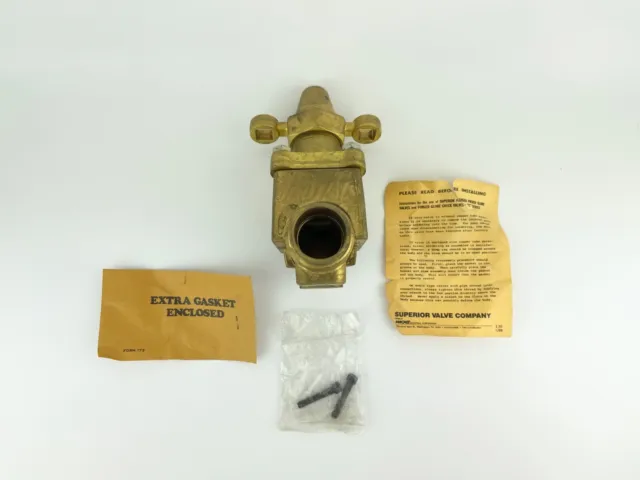 Superior Series C Brass In Line Check Valve With 1-3/8" O.d. Sweat 292C-13S