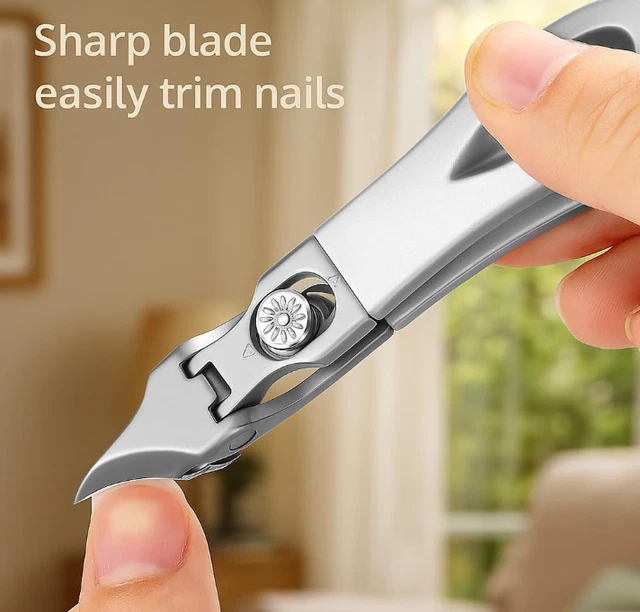 Solymody Nagelknipser Für Dicke Nägel – Präziser Orthoclip Mit Feile, Ergonomischer Griff
