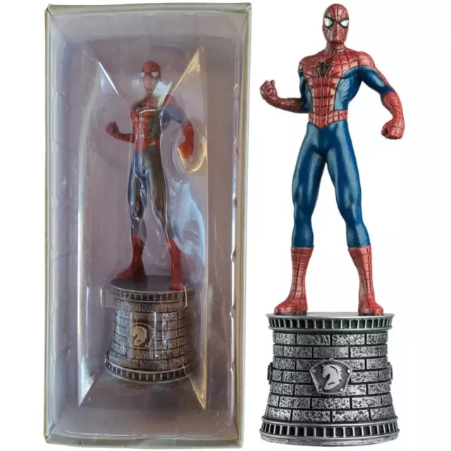 Marvel Juego Ajedrez Spider-Man 1 Figura Colección Eaglemoss Age Tebeo Película