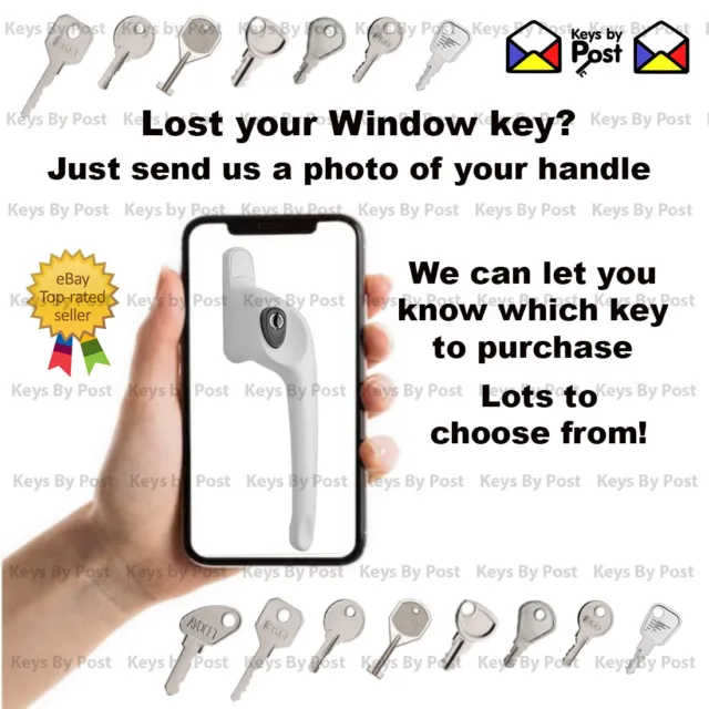 UPVC Window Handle Locking Keys Spare Replacement Key WMS Yale ERA Mila Vitawin