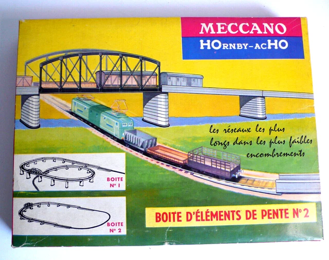 TRAINS HORNBY-ACHO COFFRET L'AQUILON Lg 30x42 cm FONCTIONNE ANNÉES 60 BEL ÉTAT EUR 140,00 - FR