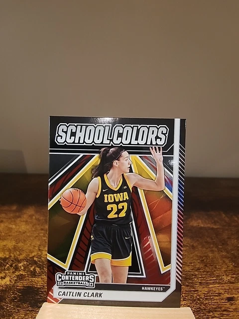 Caitlin Clark 2024 Panini Contenders #SC1 School Colors - Graded Gem Mint 10