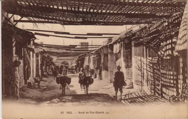 CPA AK MAROC FEZ Souk de FEZ-DJEDID (10260)