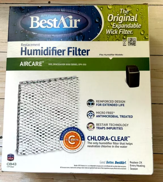 BEST AIR HUMIDIFIER filter Cb43 800 Spacesaver 8000 Series EP9