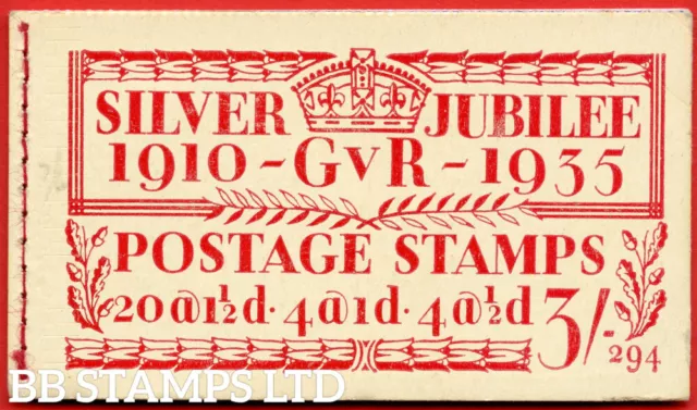SG. BB28. 3/- Edition number 294. A very fine example of this George V 19 B72131