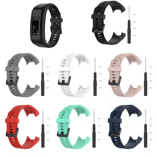 For Garmin Vivosmart HR Watch Soft TPU Smart Bracelet Strap Belt Watch Band VER