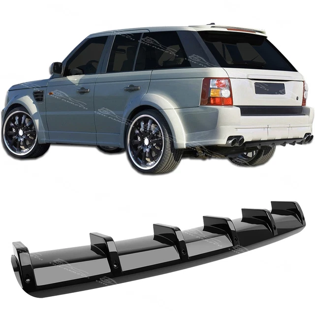 FOR LAND ROVER Range Rover Sport Black Rear Bumper Diffuser Spoiler ...