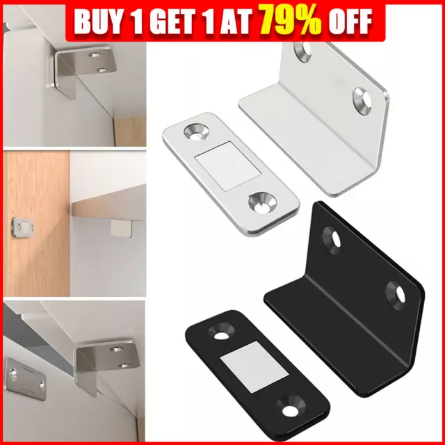 Strong Magnetic Steel Ultra Thin Catch Latch For Cabinet Cupboard Furniture Door