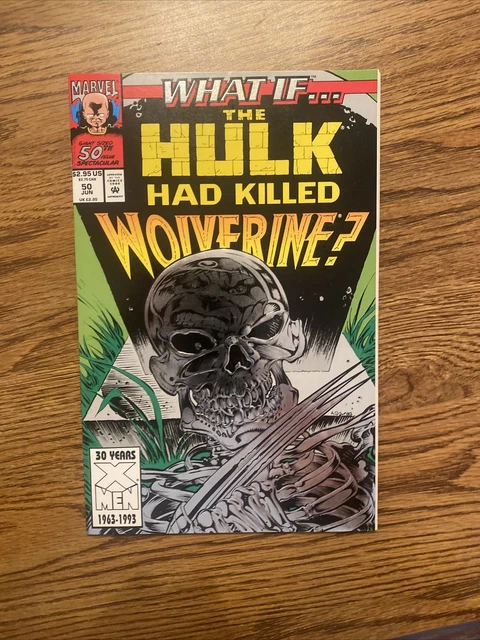 What If (Vol 2) #50 NM- Hulk Killed Wolverine 1993 Marvel Comics X-Men
