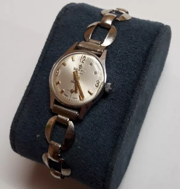 Orologio da polso Vintage DARWIL LADY 68 Carica a mano Made in Swiss