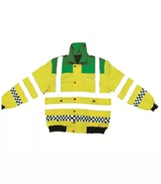 Paramedic Bomber Jacket Emergency EMT Ambulance Visibility 6 Sizes