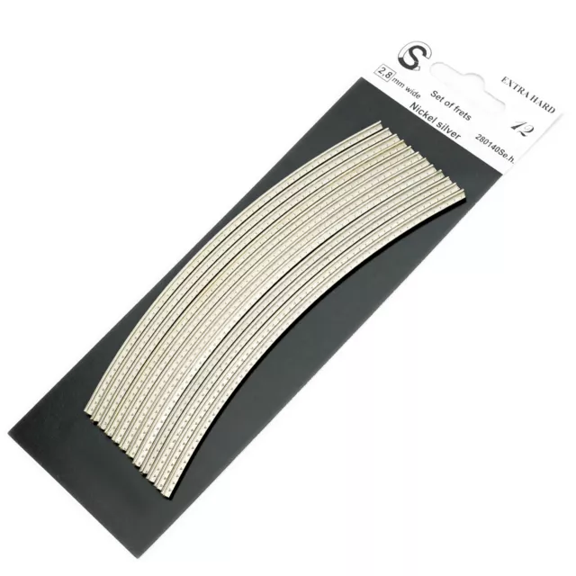 Sintoms Nickel Silver Extra Hard 2.8mm Jumbo Fret Wire Set For Ibanez ESP Guitar