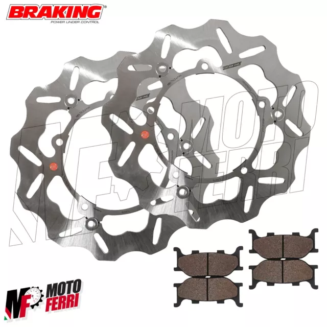 MF1366-2X Disco Freno Delantero Wave BRAKING Yamaha 500 Tmax 2004-2007 2