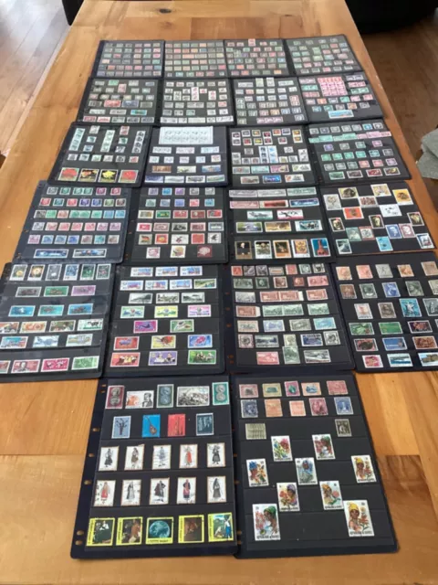 Amazing Collection World Stamps from 22 album pages. AS173