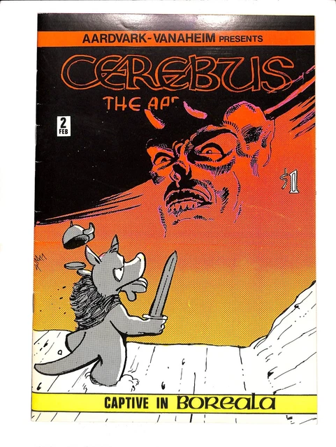 Cerebus #2 - Canadian Indy 1977 Dave Sim Aardvark Vanaheim CANADA (GR) 84🍁