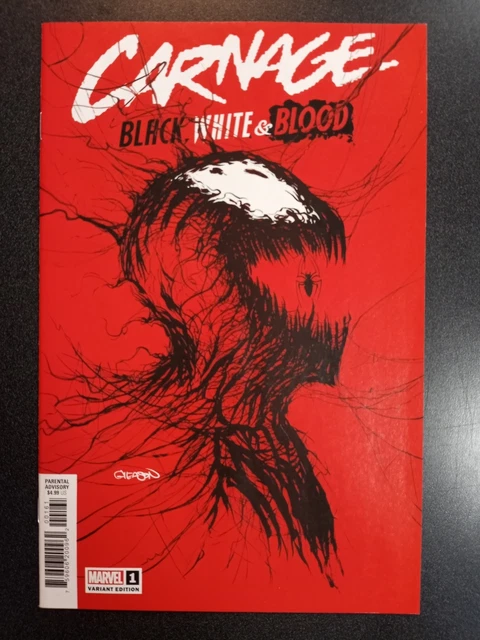 Carnage Black White and Blood #1 Gleason Variant Marvel Comic Book NM 1st Print