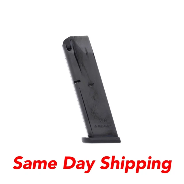 MECGAR BERETTA 92FS/M9 Magazine10 Round 9mm Pistol MagMGPB9210B EUR 25,72 PicClick DE