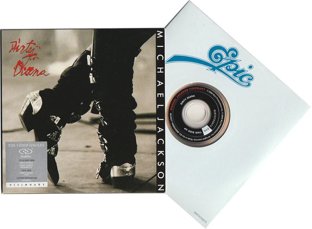 Michael Jackson DIRTY DIANA VISIONARY CD + DVD Single Dual Disc DualDisc 2006