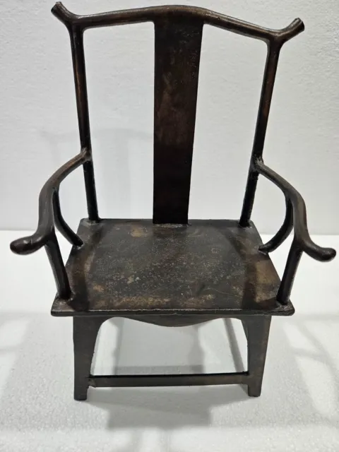 Antique Vintage Ming Hat Chair Yoke Back 19th Century Dynasty Model Decorative