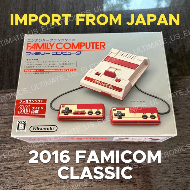 NINTENDO FAMICOM CLASSIC Mini Family Computer Collectible Game Console ...