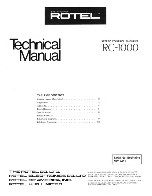 Telecomando Di Ricambio Per Amplificatore Rotel RR-930 – Sostituto Originale, Nessuna Programmazione Richiesta