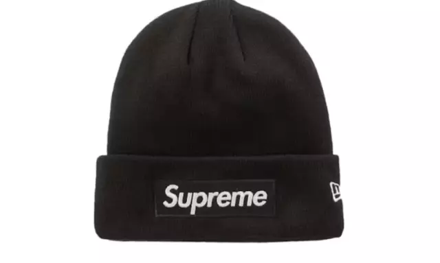 Supreme New Era Box Logo Beanie (FW23) Black