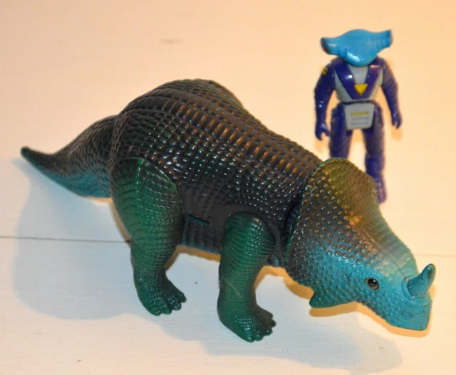 Tyco,Dino Riders,Ankylosaurus G1 1987 med figur.. | Köp på Tradera