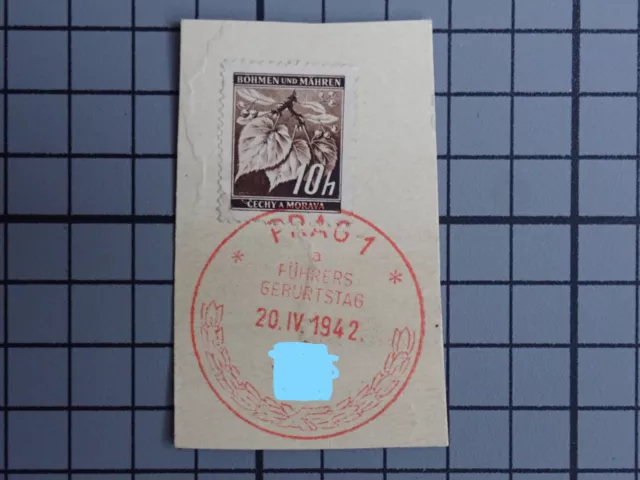 Böhmen und Mähren Prag 1942 Sonderstempel, Michel 21