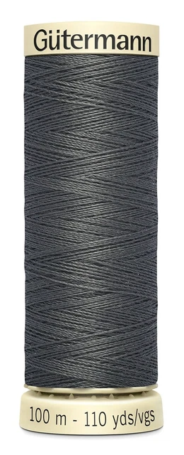 Paquete de 6 Gutermann Coser-Todo Hilo 110 yardas-Humo -100P-116
