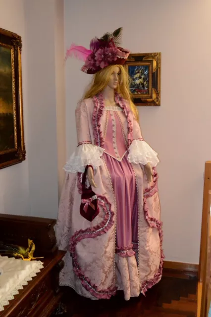 Abito Storico Costume di Scena Abito d'Epoca 1700