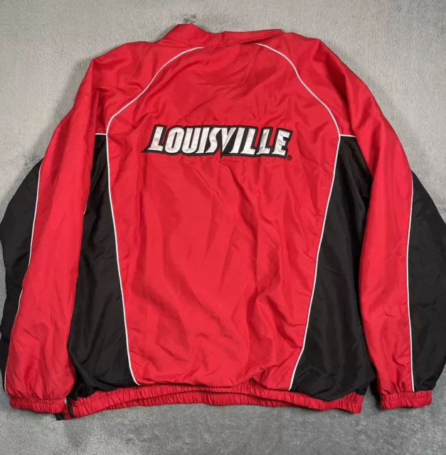 Louisville Cardinals Basketball Starter Jacket - Red - XL – Headlock