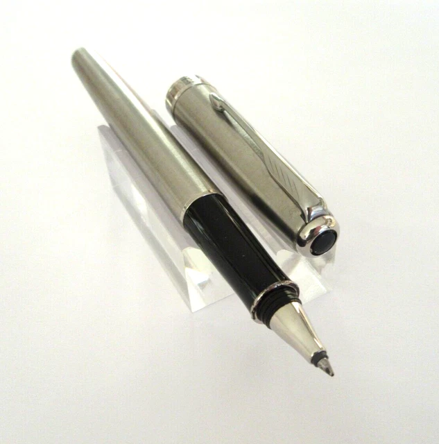 Stylo Parker Sonnet Prestige - Acier Brossé - Roller/bille - Occasion Très Bon état - Classique